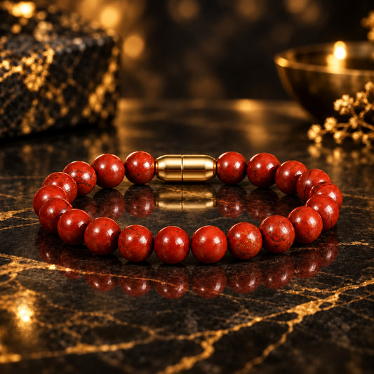 Red Jasper Natural Stone Bracelet