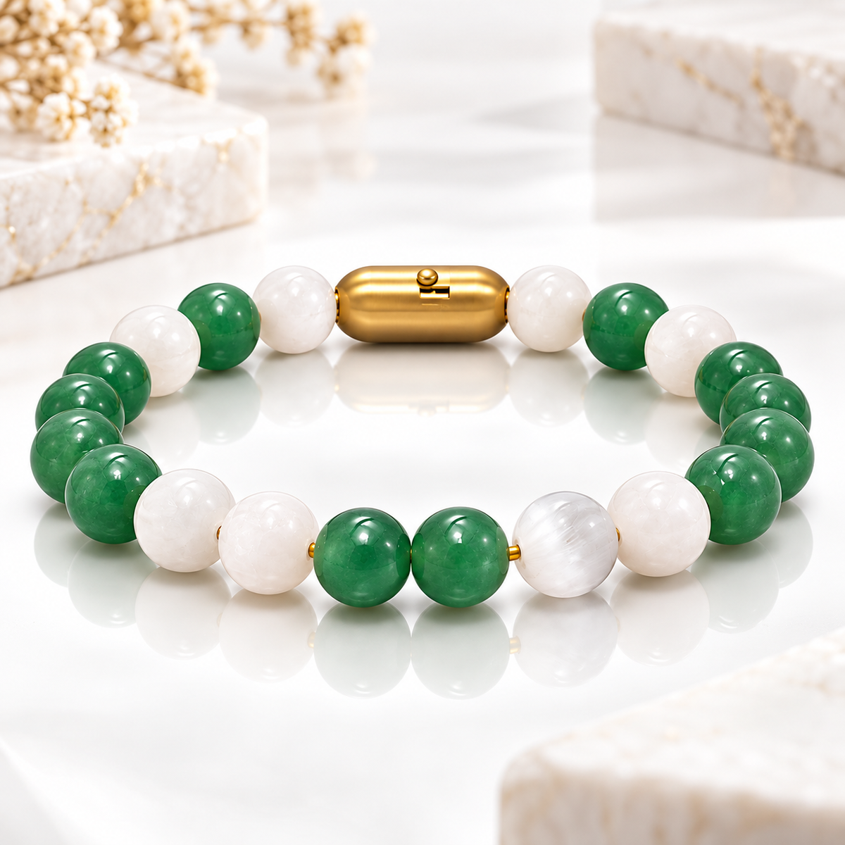 Gemini (Mithun) Zodiac Stone Bracelet