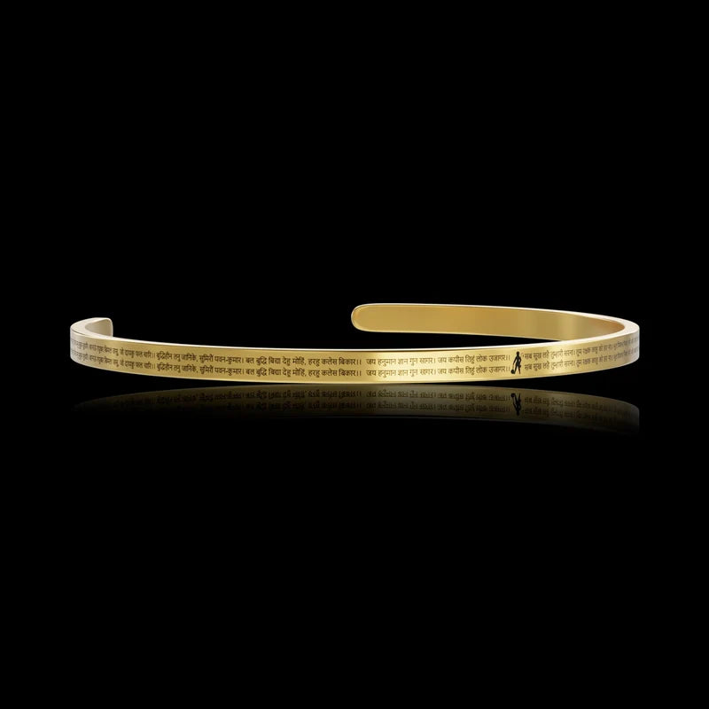 Hanuman Chalisa Gold Bracelet
